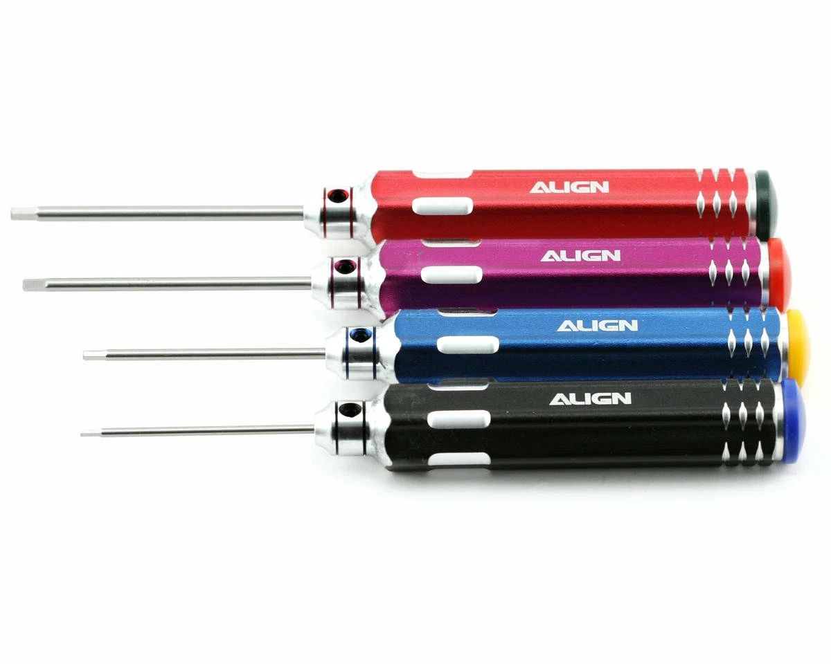 ALIGN Hexagon Screw Driver Set (1.5, 2.0, 2.5, 3.0mm) 1 ALIGN Hexagon Screw Driver Set (1.5, 2.0, 2.5, 3.0mm)