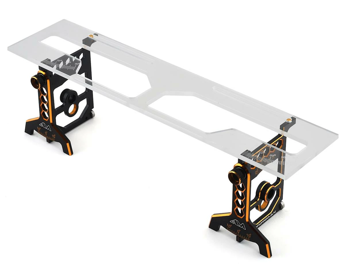 AM Arrowmax Black Golden 1/10 & 1/12 Pan Car Set-Up System W/Bag 1 AM Arrowmax Black Golden 1/10 & 1/12 Pan Car Set-Up System W/Bag