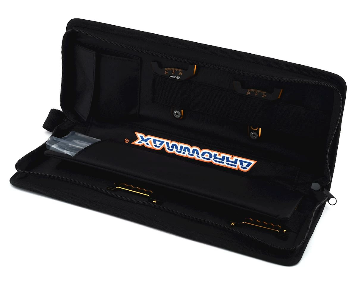 AM Arrowmax Black Golden 1/10 & 1/12 Pan Car Set-Up System W/Bag 2 AM Arrowmax Black Golden 1/10 & 1/12 Pan Car Set-Up System W/Bag - Image 2