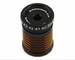 AM Arrowmax Black Golden Aluminum Ride Height Gauge (30-45mm)