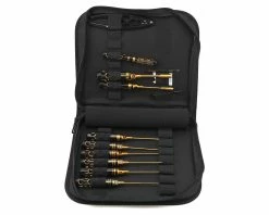 AM Arrowmax Black Golden 1/10 Offroad Tool Set W/Tool Bag (12)
