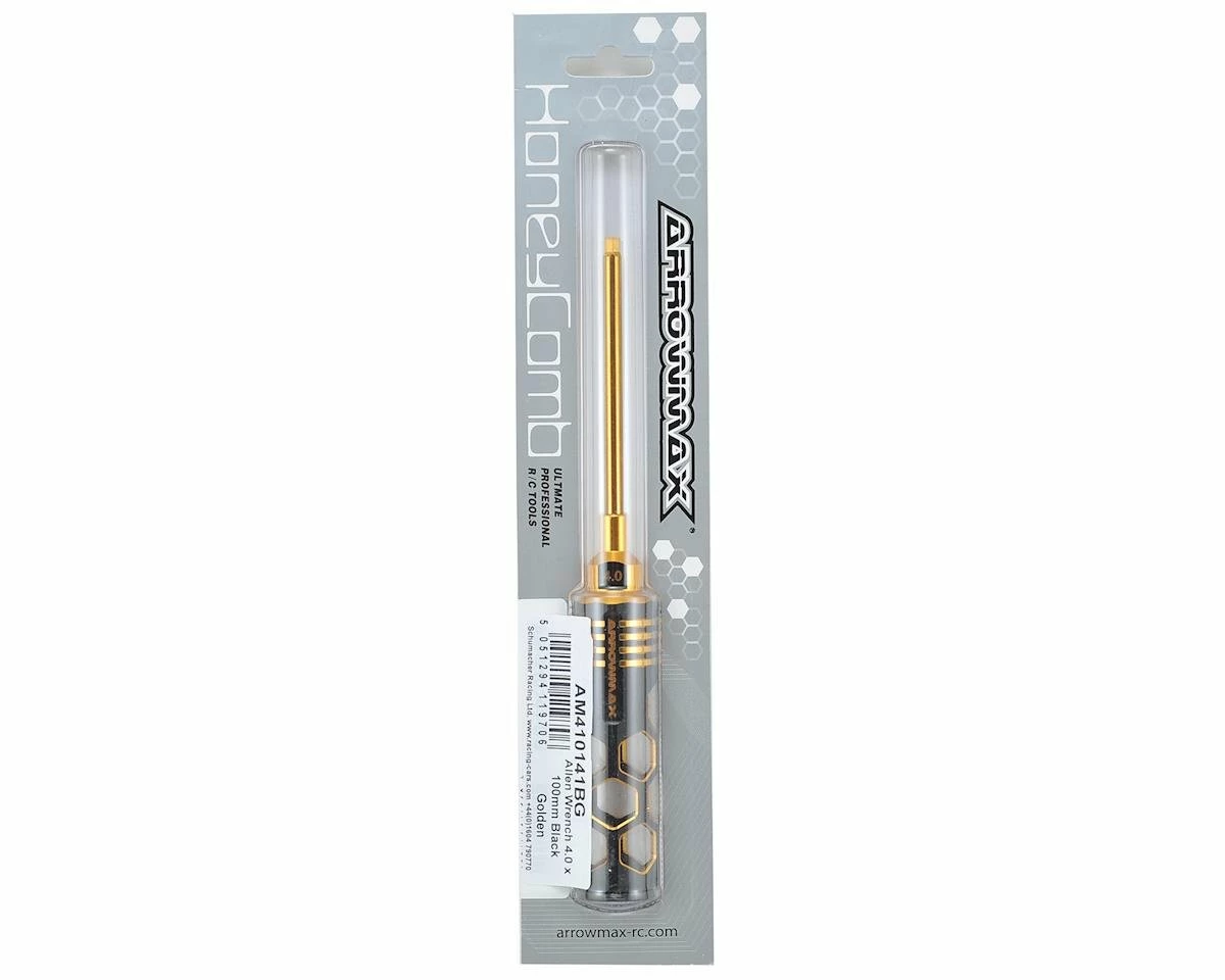 AM Arrowmax Black Golden Metric Allen Wrench (4mm) 2 AM Arrowmax Black Golden Metric Allen Wrench (4mm) - Image 2