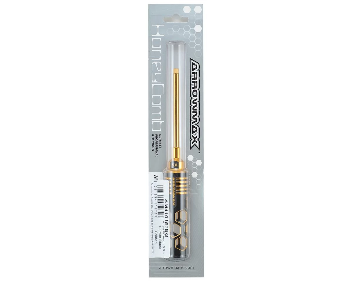 AM Arrowmax Black Golden Metric Allen Wrench (5mm) 2 AM Arrowmax Black Golden Metric Allen Wrench (5mm) - Image 2
