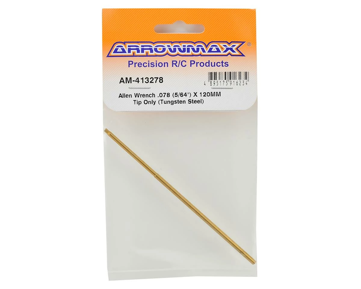 AM Arrowmax Tungsten Steel Replacement Hex Wrench Tip (5/64" X 120mm) 2 AM Arrowmax Tungsten Steel Replacement Hex Wrench Tip (5/64" X 120mm) - Image 2