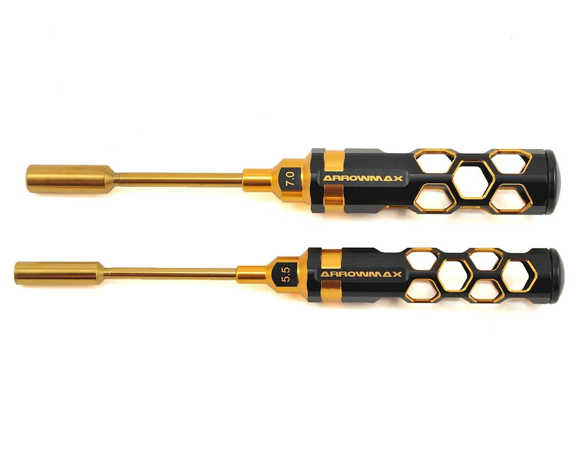 AM Arrowmax Black Golden Nut Driver Set (5.5 & 7.0mm) 1 AM Arrowmax Black Golden Nut Driver Set (5.5 & 7.0mm)