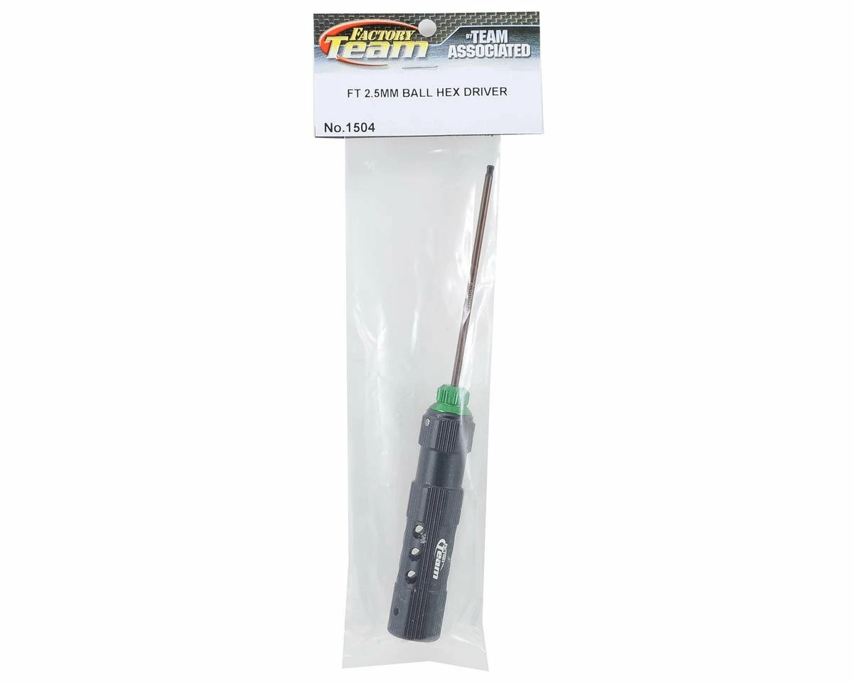 Team Associated Factory Team Ball Hex Driver (2.5mm - Green) 2 Team Associated Factory Team Ball Hex Driver (2.5mm - Green) - Image 2