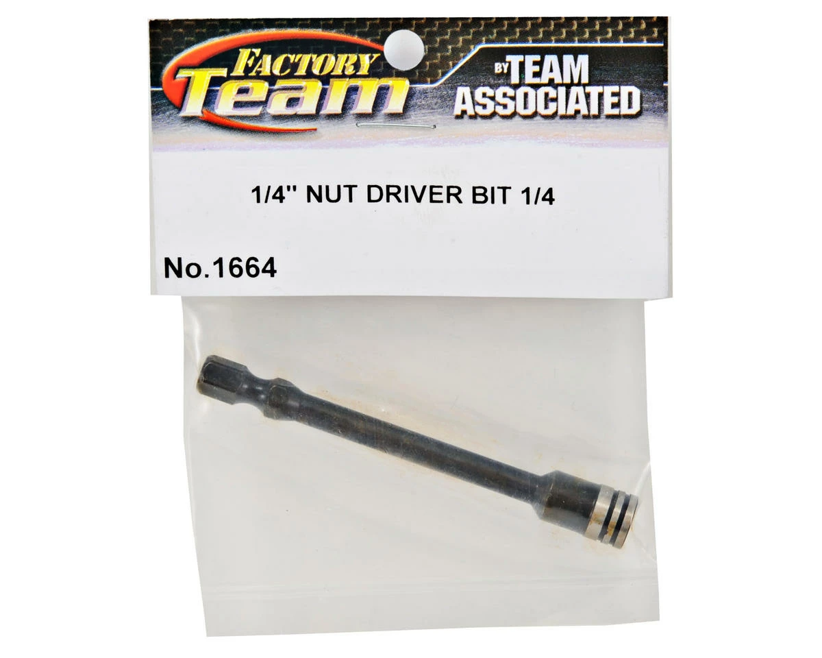 Team Associated Factory Team Nut Driver Bit (1/4") 2 Team Associated Factory Team Nut Driver Bit (1/4") - Image 2