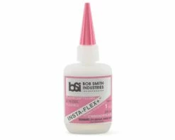 BOB SMITH INDUSTRIES NSTA-FLEX+ Clear Rubber Toughened CA (1oz)