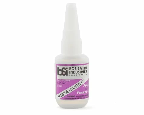 BOB SMITH INDUSTRIES NSTA-CURE+ POCKET Gap-FIlling CA W/Pin In Cap (3/4oz) 1 BOB SMITH INDUSTRIES NSTA-CURE+ POCKET Gap-FIlling CA W/Pin In Cap (3/4oz)