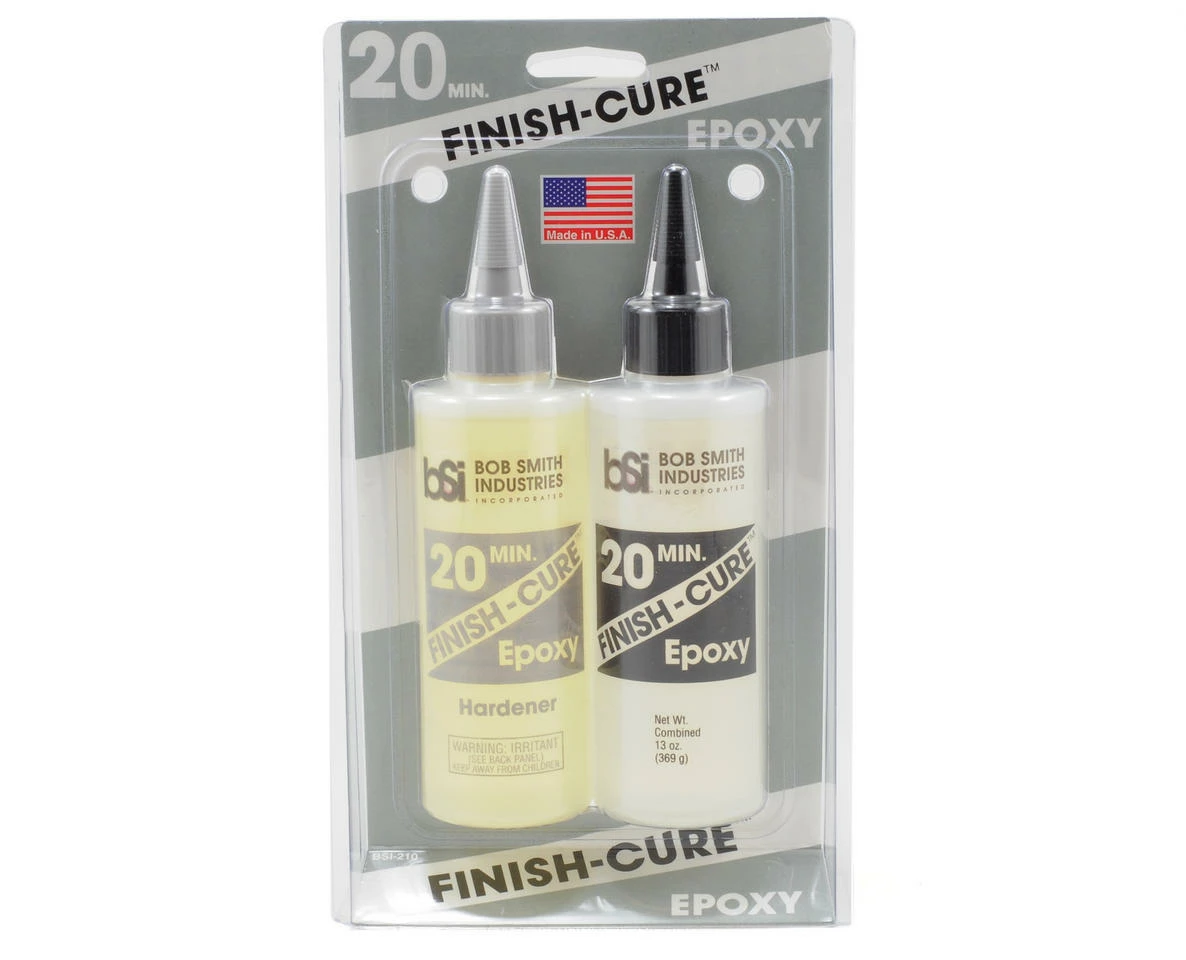 BOB SMITH INDUSTRIES FINISH-CURE 20 Minute Epoxy (13oz) 2 BOB SMITH INDUSTRIES FINISH-CURE 20 Minute Epoxy (13oz) - Image 2
