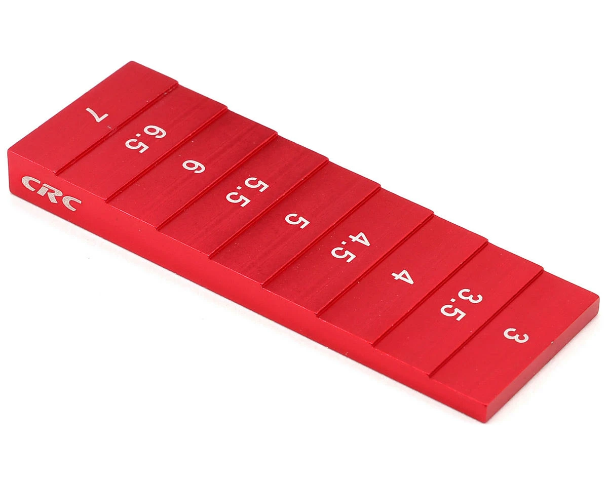 CRC Wide Ride Height Gauge (Red) 1 CRC Wide Ride Height Gauge (Red)