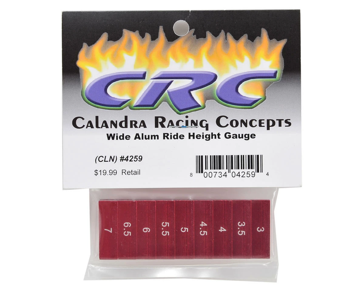CRC Wide Ride Height Gauge (Red) 2 CRC Wide Ride Height Gauge (Red) - Image 2