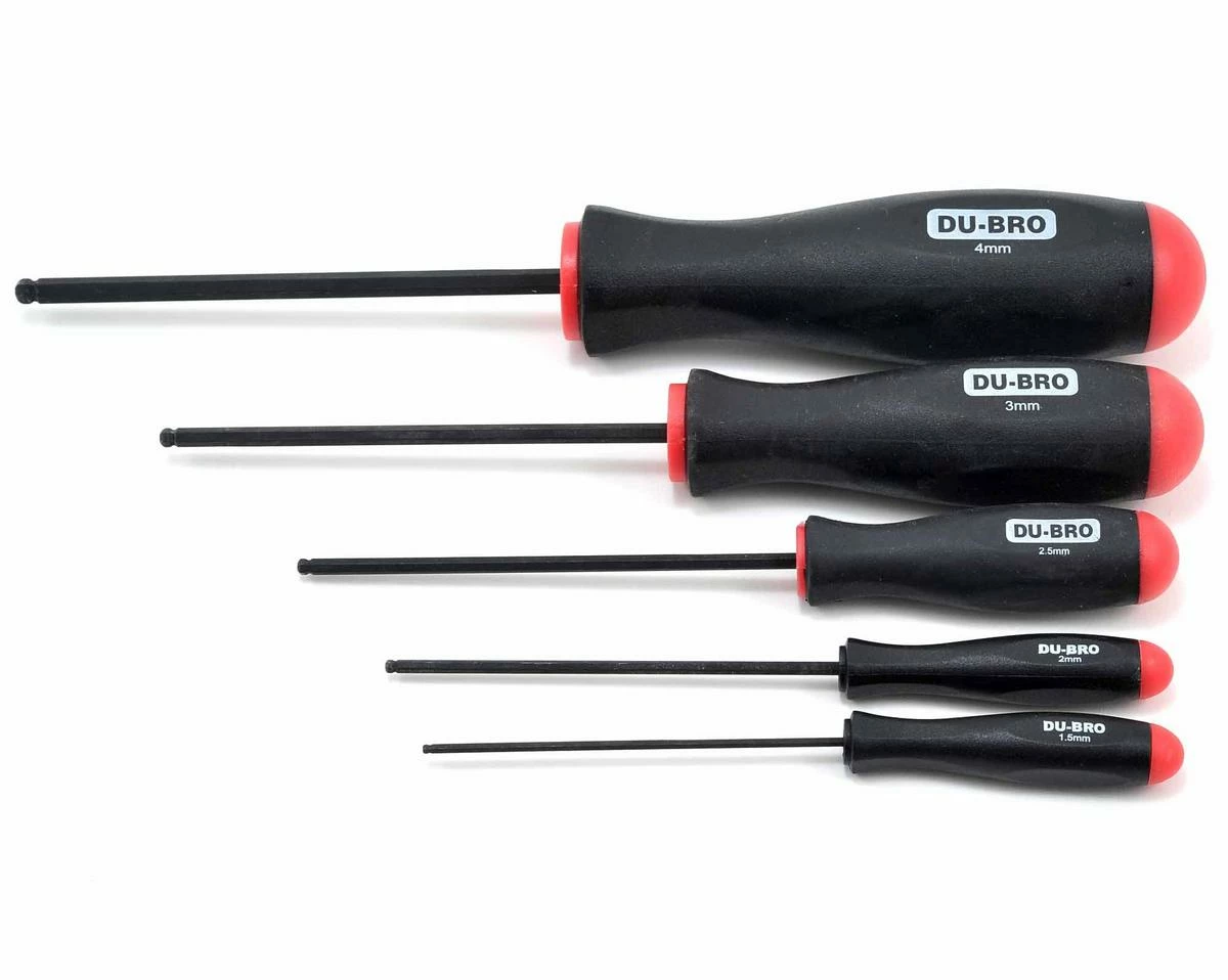 DUBRO Metric Ball Driver Set (5) 1 DUBRO Metric Ball Driver Set (5)