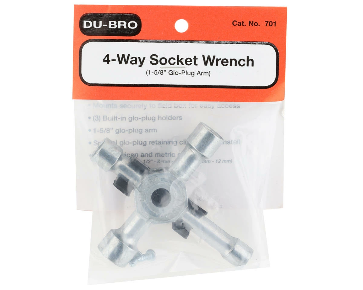 DUBRO 4-Way Socket Wrench 2 DUBRO 4-Way Socket Wrench - Image 2