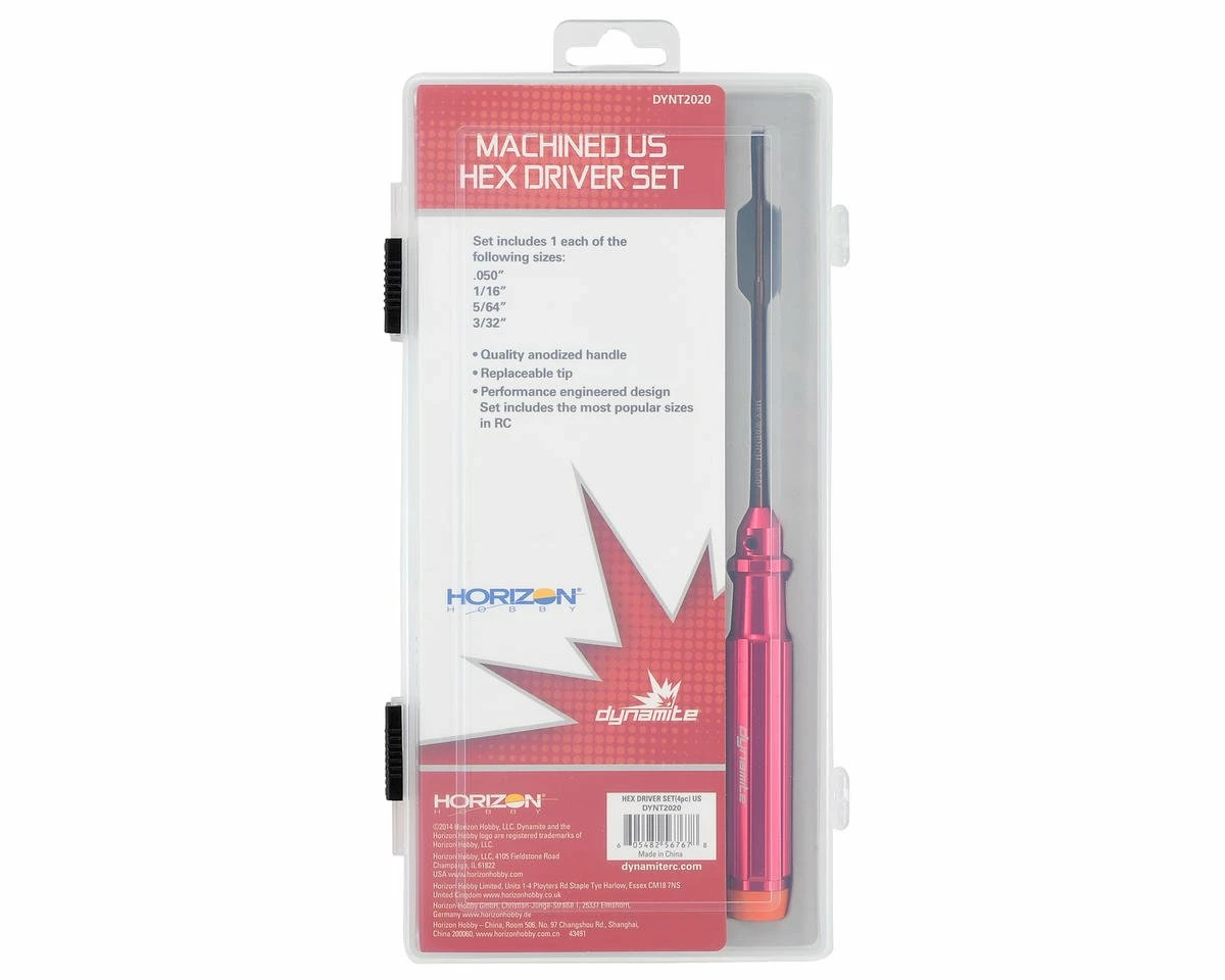 Dynamite Machined Standard Hex Driver Set (4) 2 Dynamite Machined Standard Hex Driver Set (4) - Image 2