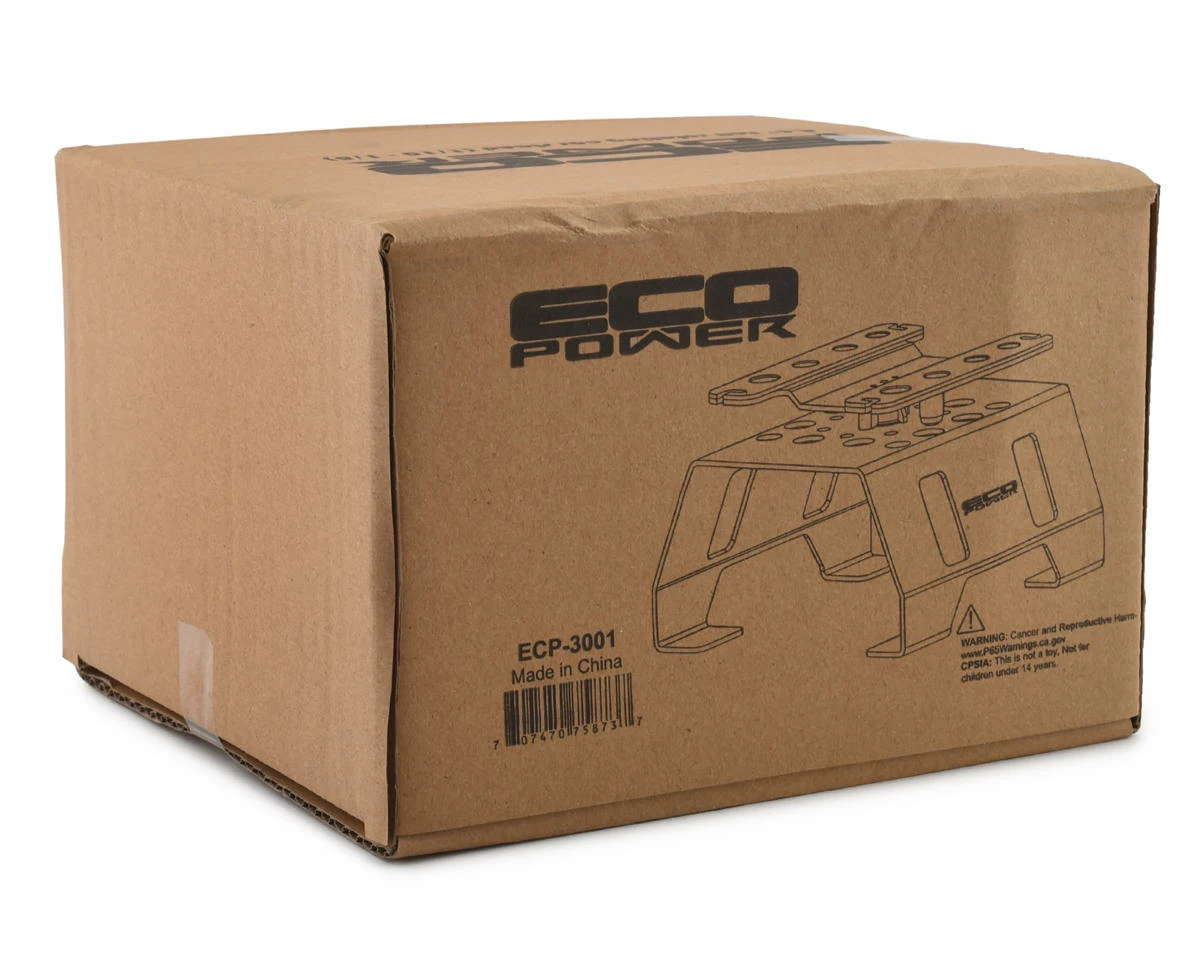 EcoPower Rotating 1/10 & 1/8 Aluminum Car Stand W/Shock Holder 3 EcoPower Rotating 1/10 & 1/8 Aluminum Car Stand W/Shock Holder - Image 3