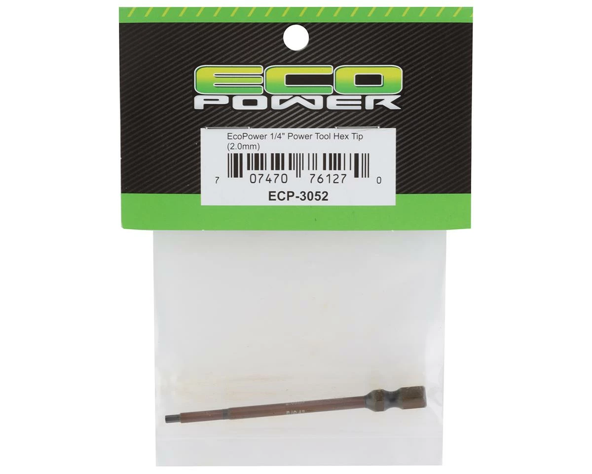 EcoPower 1/4" Power Tool Hex Tip (2.0mm) 2 EcoPower 1/4" Power Tool Hex Tip (2.0mm) - Image 2