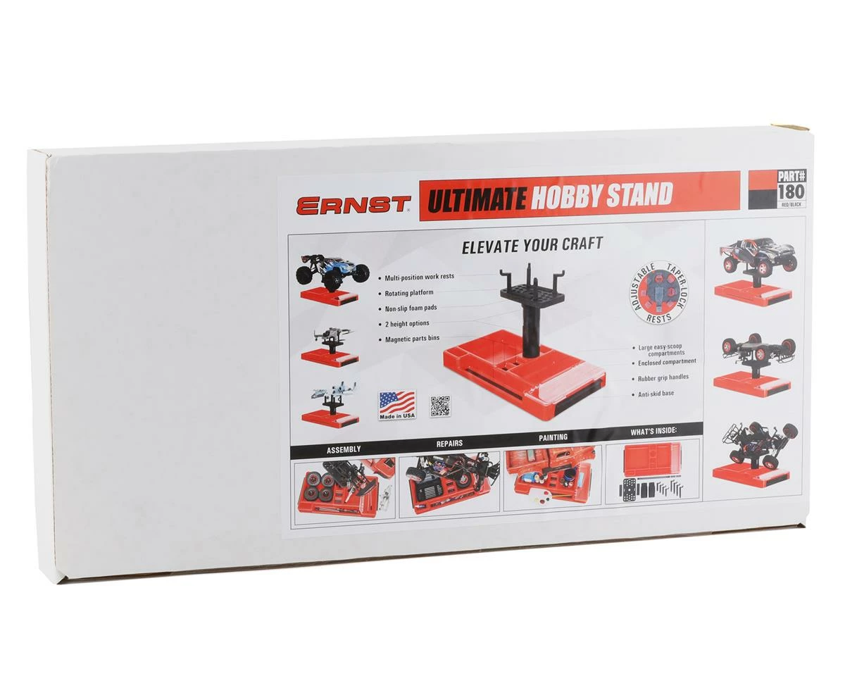 Ernst Manufacturing Ultimate Hobby Stand (Red/Black) 3 Ernst Manufacturing Ultimate Hobby Stand (Red/Black) - Image 3