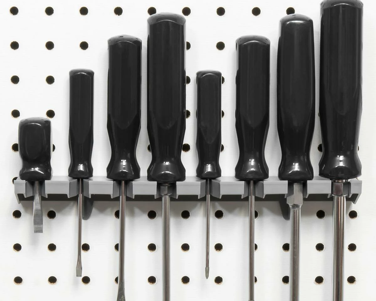 Ernst Manufacturing V-Slot 8 Tool Screwdriver Organizer (Grey) (3) 3 Ernst Manufacturing V-Slot 8 Tool Screwdriver Organizer (Grey) (3) - Image 3