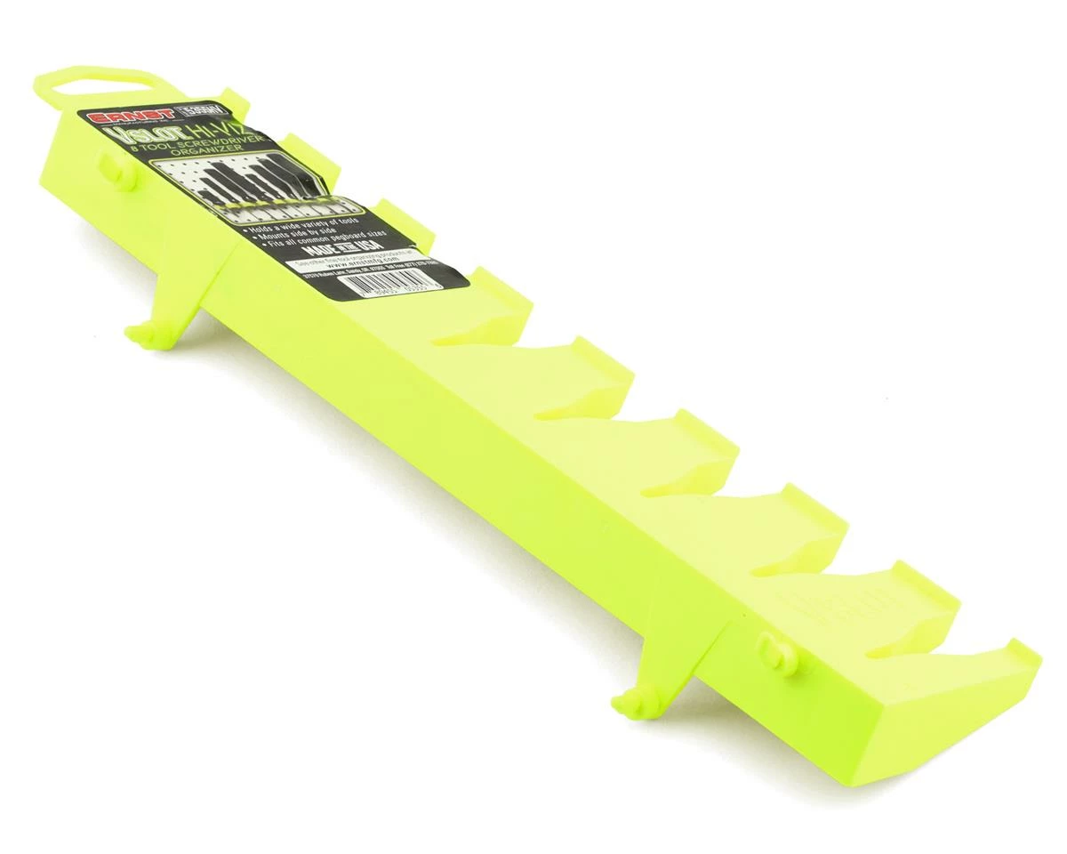 Ernst Manufacturing V-Slot 8 Tool Screwdriver Organizer (HI-VIZ) 1 Ernst Manufacturing V-Slot 8 Tool Screwdriver Organizer (HI-VIZ)