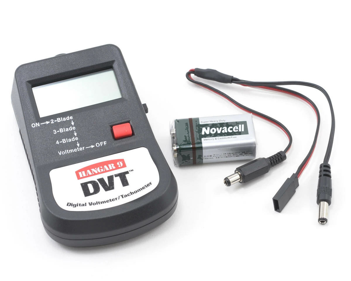 HANGAR 9 DVT Digital Voltmeter/Tachometer 1 HANGAR 9 DVT Digital Voltmeter/Tachometer