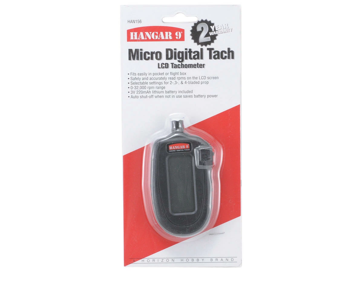 HANGAR 9 Micro Digital Tachometer 2 HANGAR 9 Micro Digital Tachometer - Image 2
