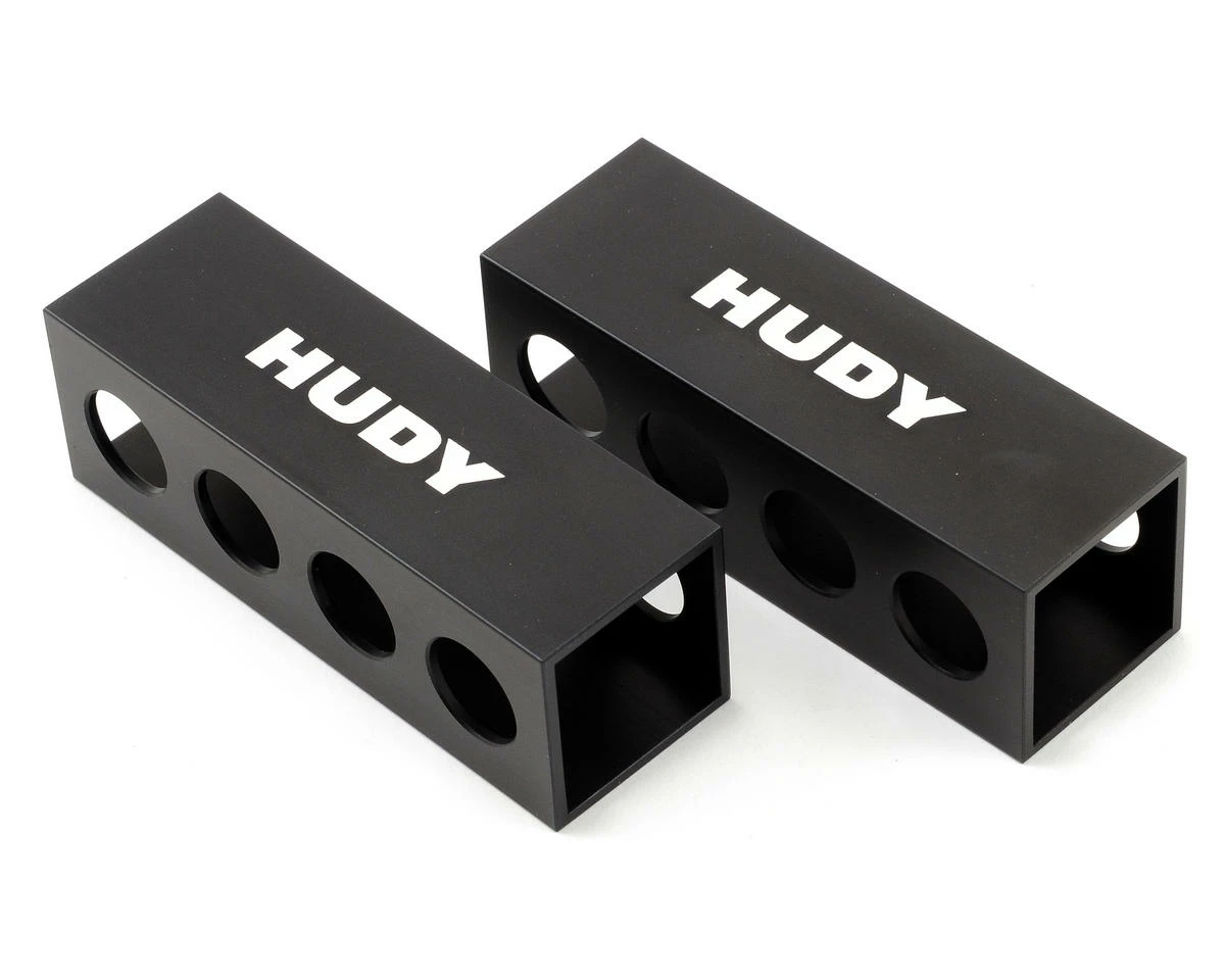 Hudy 30mm Lightweight 1/8 Droop Gauge Support Blocks (2) 1 Hudy 30mm Lightweight 1/8 Droop Gauge Support Blocks (2)