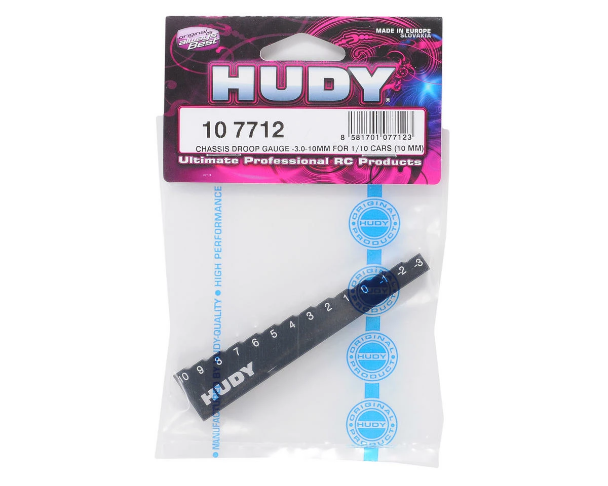 Hudy Chassis Droop Gauge -3 To 10mm For 1/10th Cars 2 Hudy Chassis Droop Gauge -3 To 10mm For 1/10th Cars - Image 2
