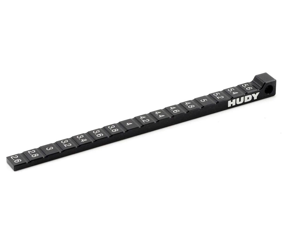 Hudy Stepped Ride Height Gauge (1/10 & 1/12 Pan Car) 1 Hudy Stepped Ride Height Gauge (1/10 & 1/12 Pan Car)