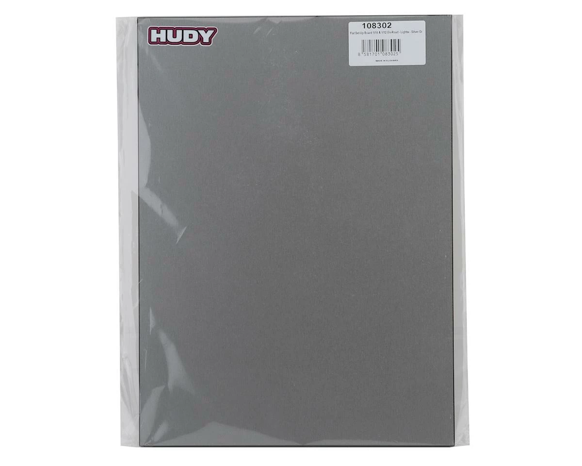 Hudy 1/10 & 1/12 On-Road Flat Set-Up Board (Lightweight) (Silver Grey) (292x425m) 2 Hudy 1/10 & 1/12 On-Road Flat Set-Up Board (Lightweight) (Silver Grey) (292x425m) - Image 2