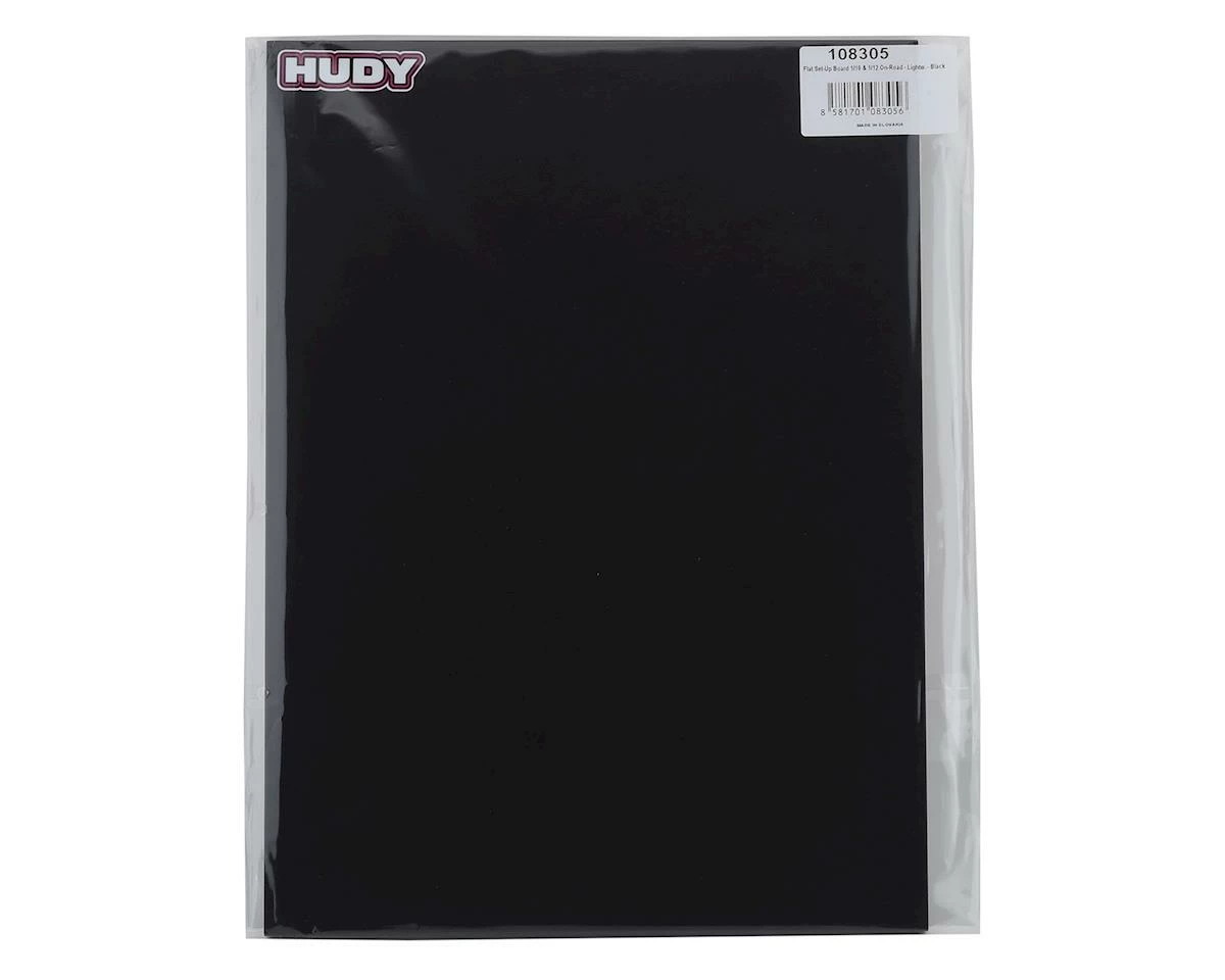 Hudy 1/10 & 1/12 On-Road Flat Set-Up Board (Lightweight) (Black) (292x425mm) 2 Hudy 1/10 & 1/12 On-Road Flat Set-Up Board (Lightweight) (Black) (292x425mm) - Image 2