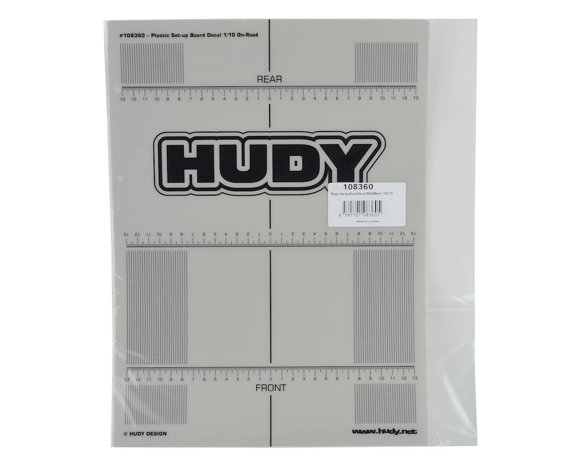 Hudy 1/10 Touring Car Plastic Touring Car Set-Up Board Decal (282x386mm) 2 Hudy 1/10 Touring Car Plastic Touring Car Set-Up Board Decal (282x386mm) - Image 2