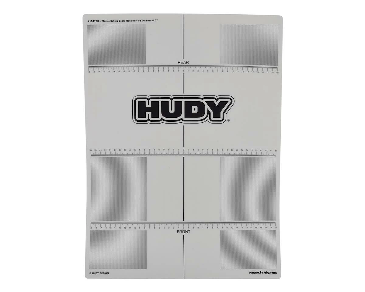 Hudy 1/8 Off-Road & GT Plastic Set-Up Board Decal (399x545mm) 1 Hudy 1/8 Off-Road & GT Plastic Set-Up Board Decal (399x545mm)