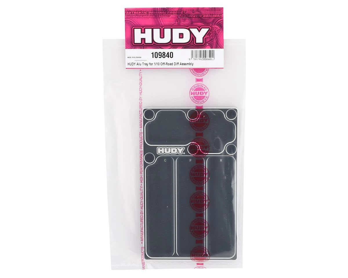Hudy Aluminum 1/10 Off-Road Differential Assembly Tray 2 Hudy Aluminum 1/10 Off-Road Differential Assembly Tray - Image 2