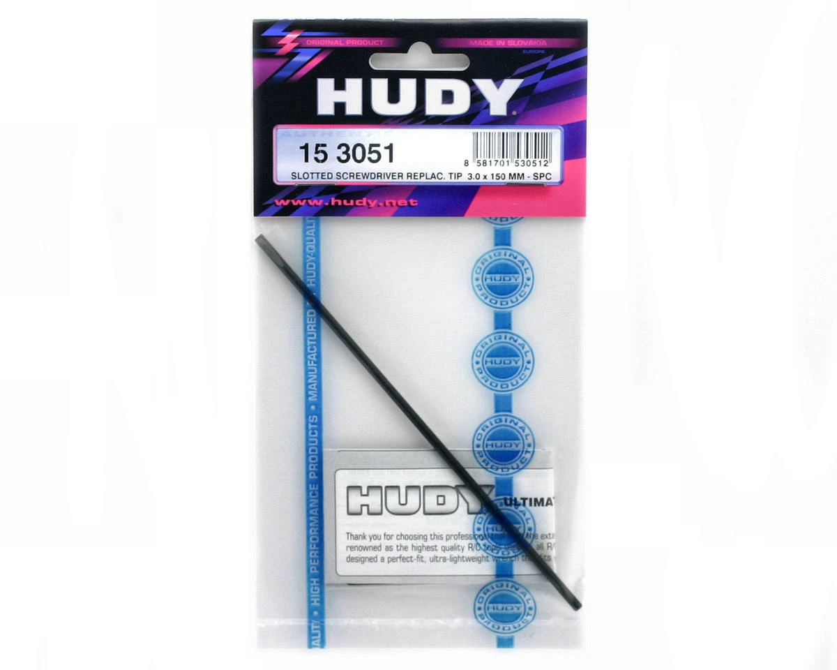 Hudy Slotted Screwdriver Replacement Tip - Spc (3.0mm X 150mm) 2 Hudy Slotted Screwdriver Replacement Tip - Spc (3.0mm X 150mm) - Image 2
