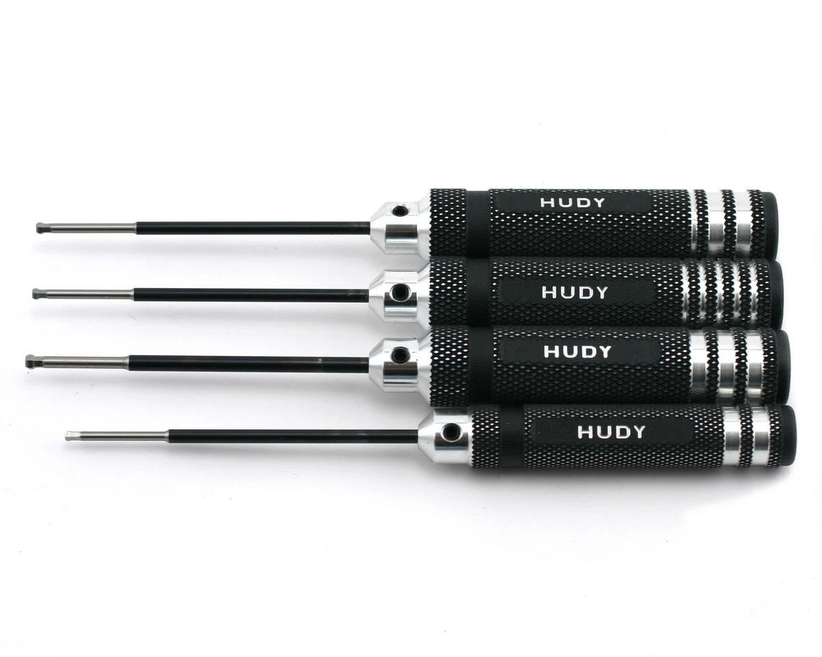 Hudy Metric/Standard Ball Hex Driver Set (4) 1 Hudy Metric/Standard Ball Hex Driver Set (4)
