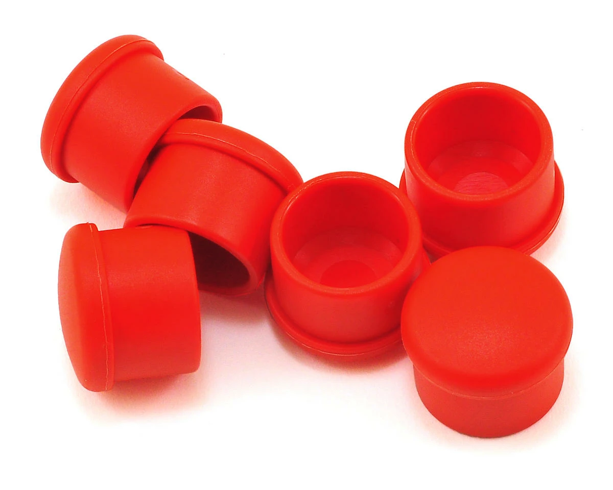 Hudy 18mm Plastic V2 Handle Cap Set (Red) (6) 1 Hudy 18mm Plastic V2 Handle Cap Set (Red) (6)