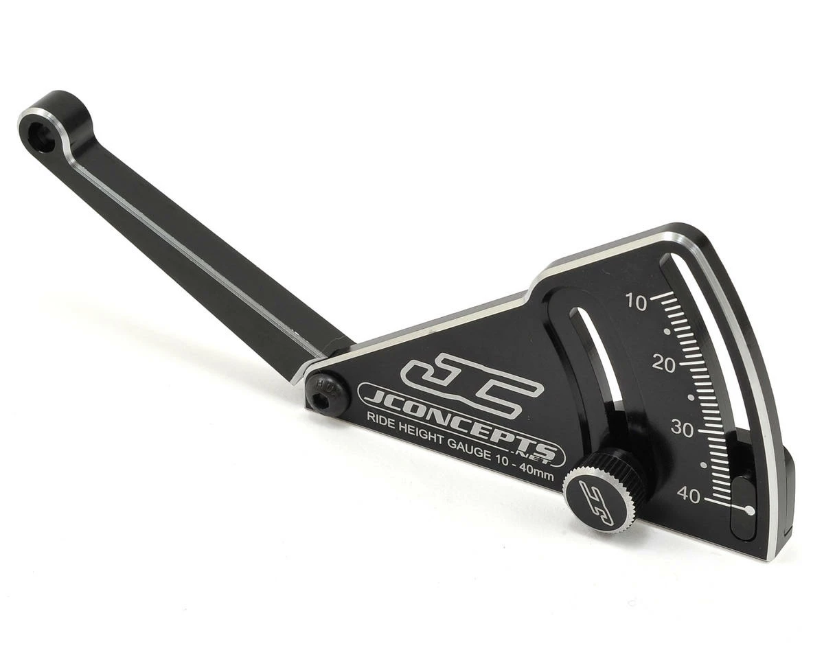 JCONCEPTS Aluminum Ride Height Gauge (10-40mm) (Black) 1 JCONCEPTS Aluminum Ride Height Gauge (10-40mm) (Black)