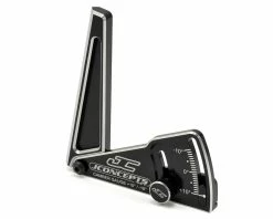 JCONCEPTS Aluminum Camber Gauge (85mm) (Black)