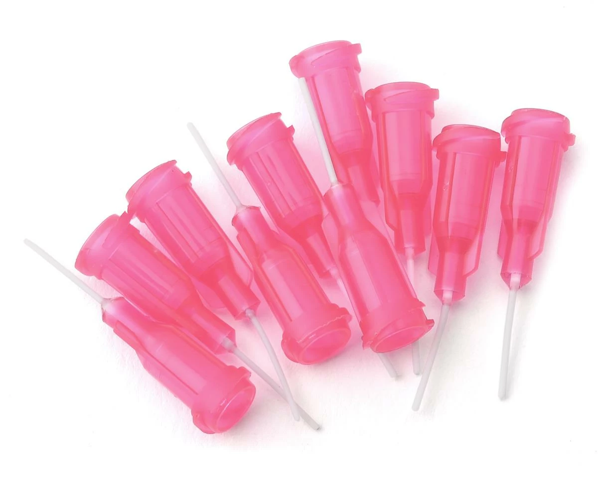 JCONCEPTS RM2 Thin Bore Glue Tip Needles (Pink) (10) 1 JCONCEPTS RM2 Thin Bore Glue Tip Needles (Pink) (10)
