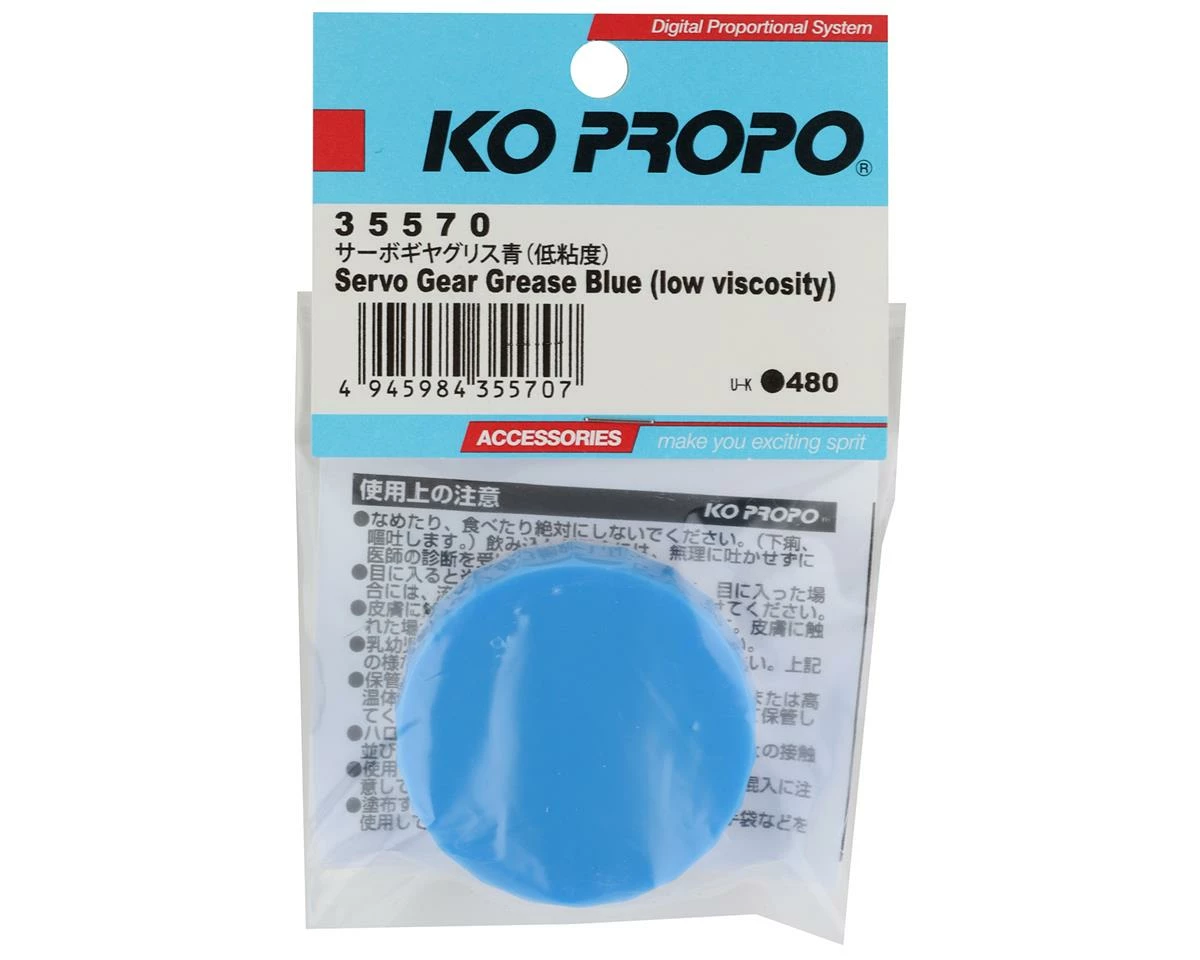 KO Propo Low Viscosity Servo Gear Grease (Blue) (10g) 2 KO Propo Low Viscosity Servo Gear Grease (Blue) (10g) - Image 2