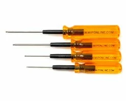 MIP Thorp Standard SAE Hex Driver Wrench Set (4) (.050, 1/16, 5/64, 3/32)