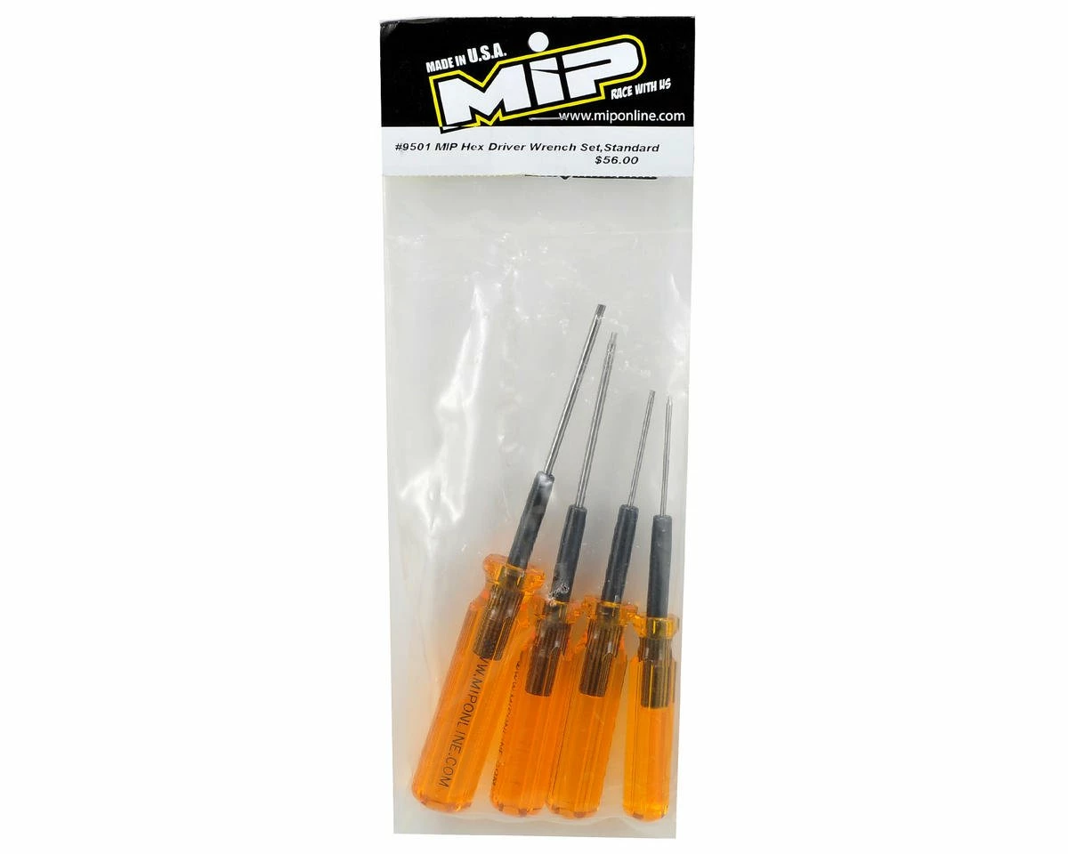 MIP Thorp Standard SAE Hex Driver Wrench Set (4) (.050, 1/16, 5/64, 3/32) 2 MIP Thorp Standard SAE Hex Driver Wrench Set (4) (.050, 1/16, 5/64, 3/32) - Image 2
