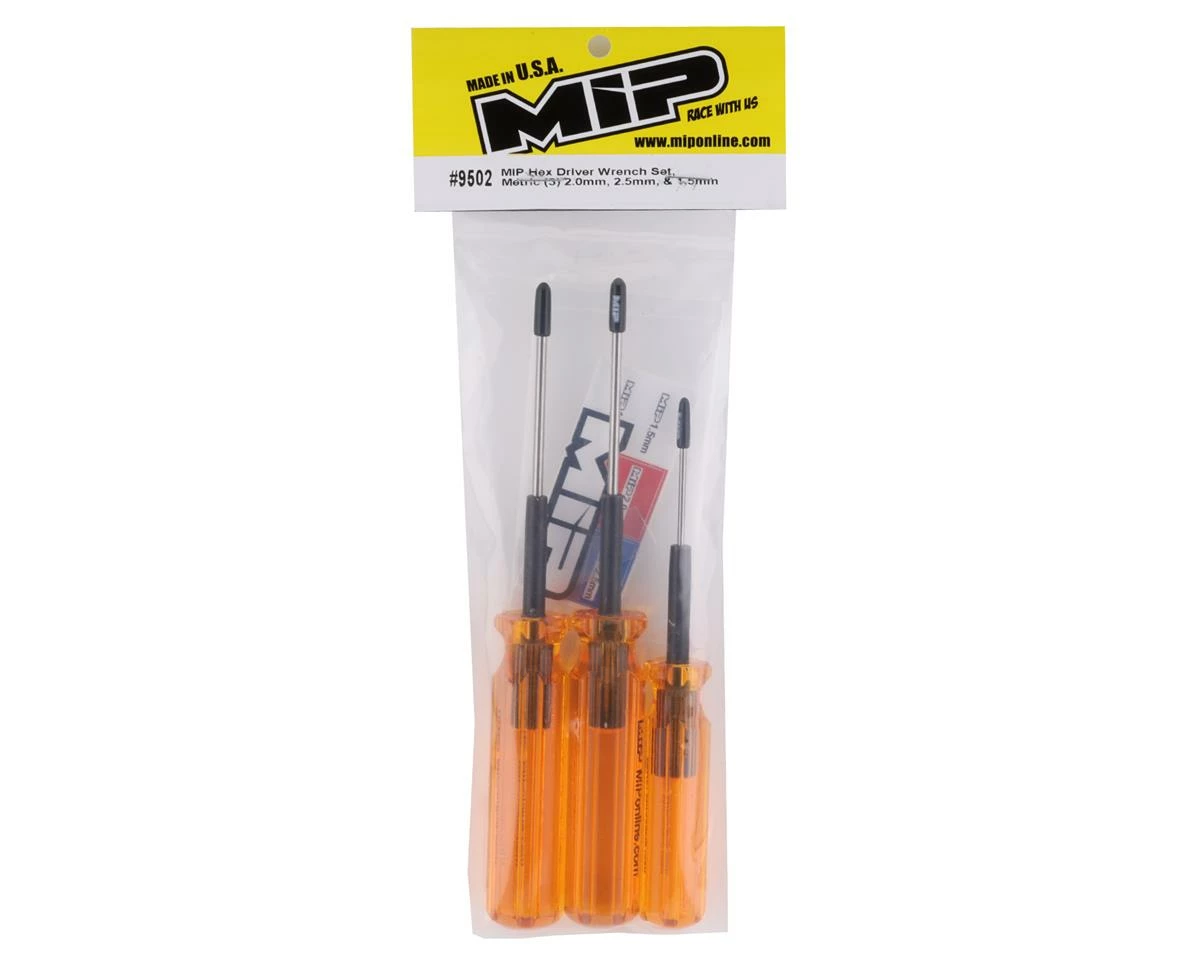 MIP Thorp Metric Hex Driver Wrench Set (3) (1.5, 2.0 & 2.5mm) 4 MIP Thorp Metric Hex Driver Wrench Set (3) (1.5, 2.0 & 2.5mm) - Image 4