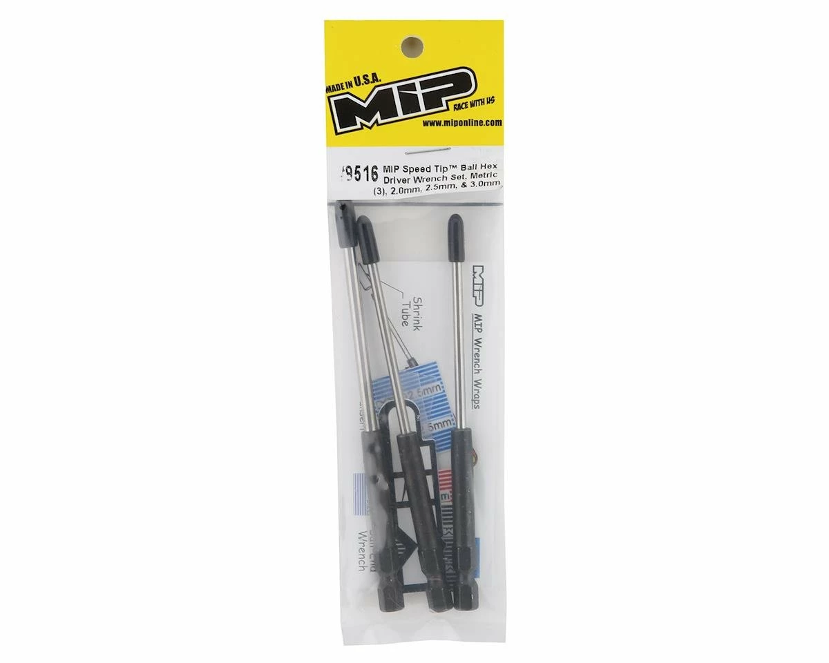 MIP Speed Tip Ball End Hex Wrench (3) (2.0, 2.5 & 3.0mm) 3 MIP Speed Tip Ball End Hex Wrench (3) (2.0, 2.5 & 3.0mm) - Image 3