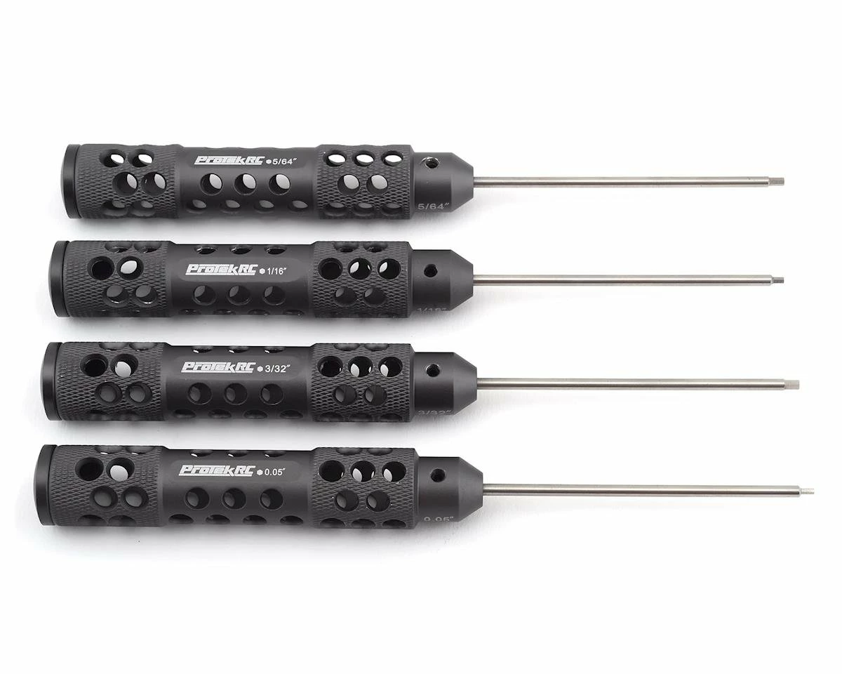 Protek RC "TruTorque SL" Standard Hex Driver Set (4) (0.05”, 1/16”, 5/64”, 3/32") 1 Protek RC "TruTorque SL" Standard Hex Driver Set (4) (0.05”, 1/16”, 5/64”, 3/32")