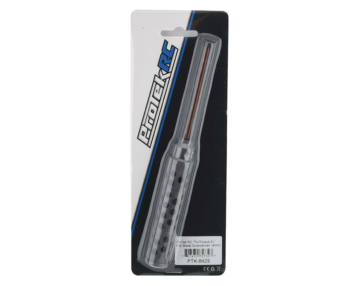 Protek RC "TruTorque SL" Flat Blade Screwdriver (4mm) 2 Protek RC "TruTorque SL" Flat Blade Screwdriver (4mm) - Image 2