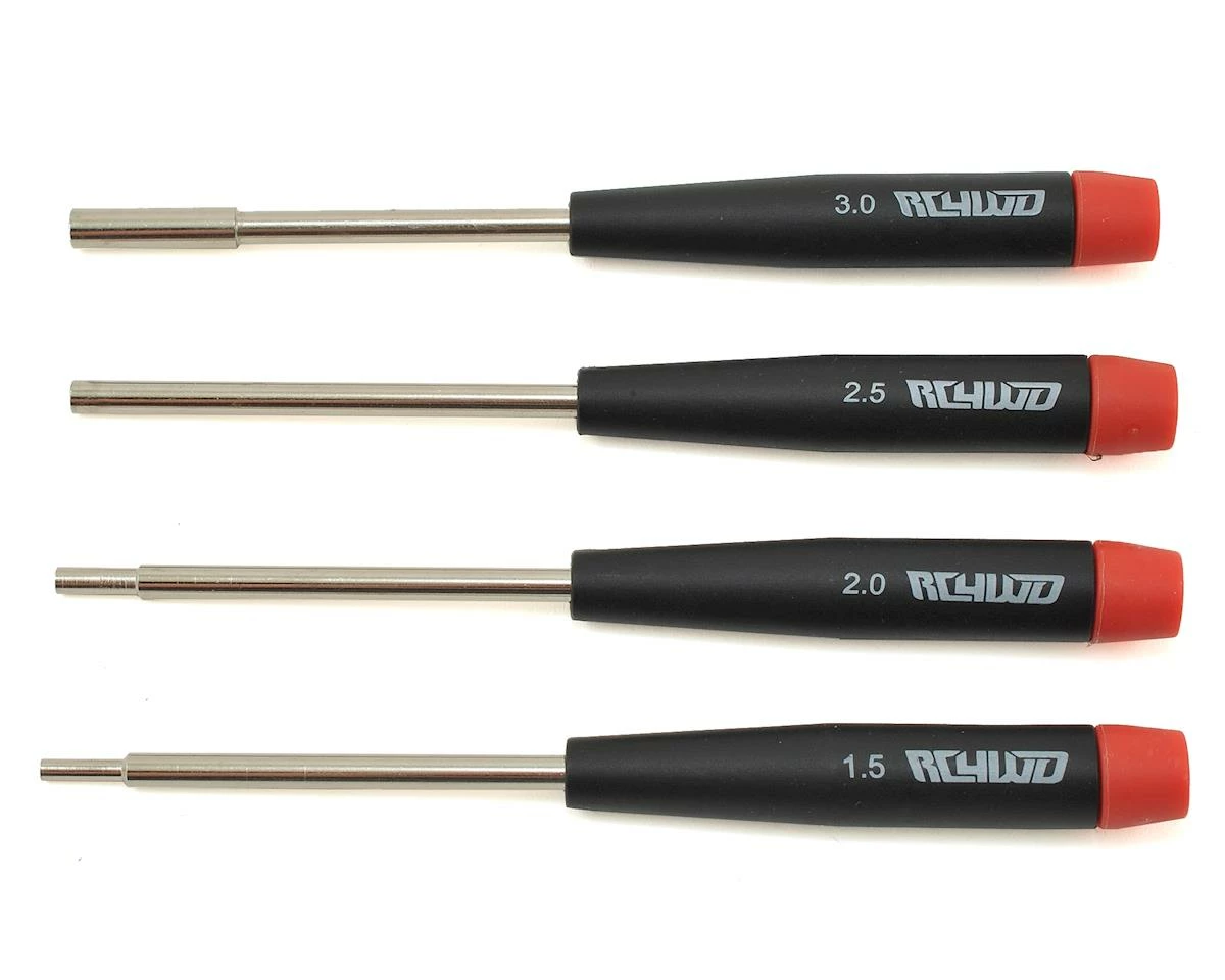 RC4WD Precision Metric Hex/Nut Driver Set (4) 1 RC4WD Precision Metric Hex/Nut Driver Set (4)