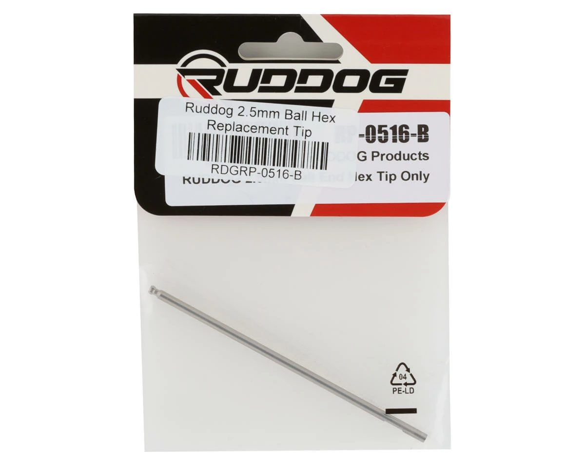 Ruddog Ball Hex Replacement Tip (2.5mm) 2 Ruddog Ball Hex Replacement Tip (2.5mm) - Image 2