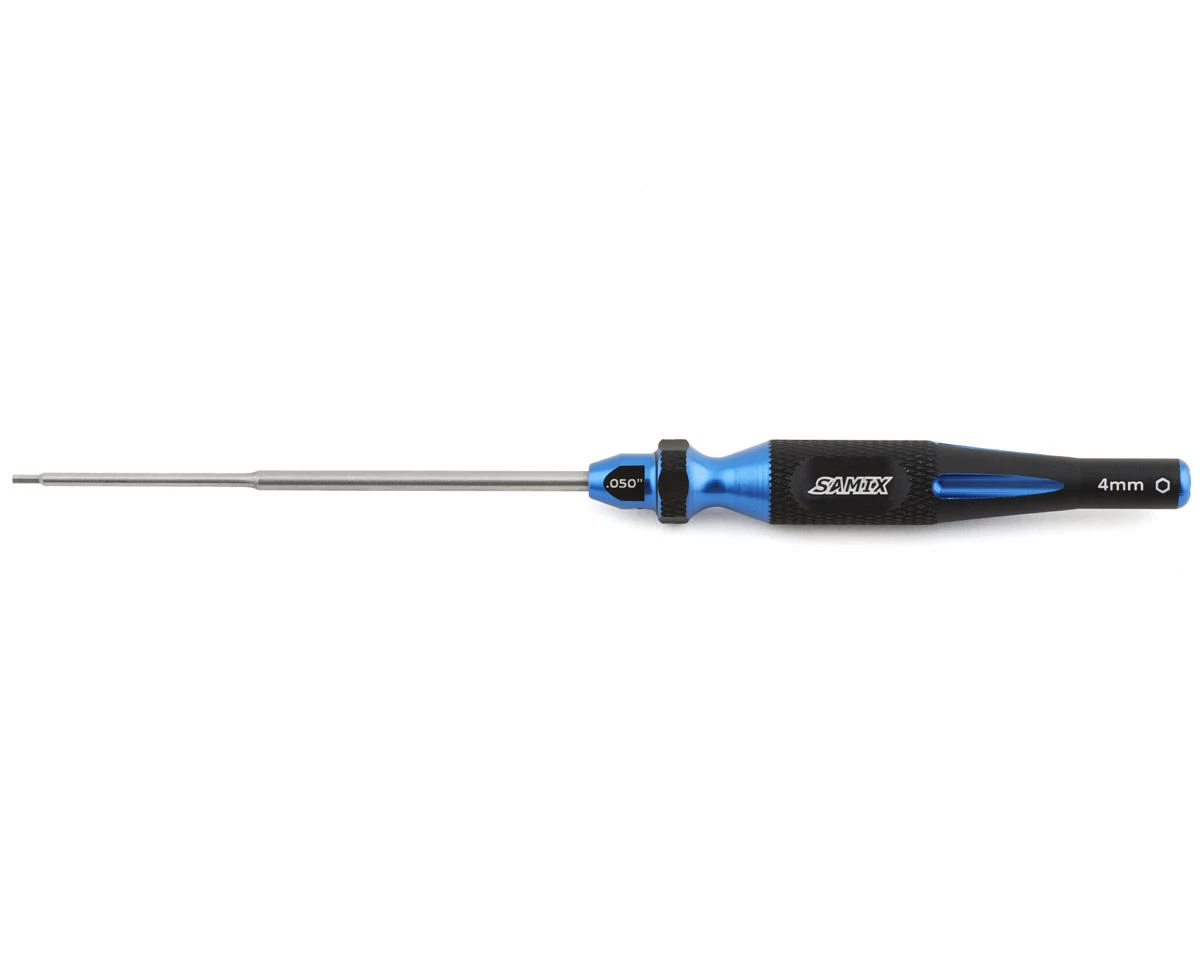 Samix SCX24 2-in-1 Hex Wrench/Nut Driver (Blue) (.050" Hex/4mm Nut) 1 Samix SCX24 2-in-1 Hex Wrench/Nut Driver (Blue) (.050" Hex/4mm Nut)